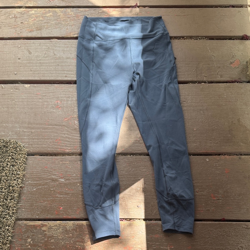 Lululemon Athletica Blue High-Waisted Leggings